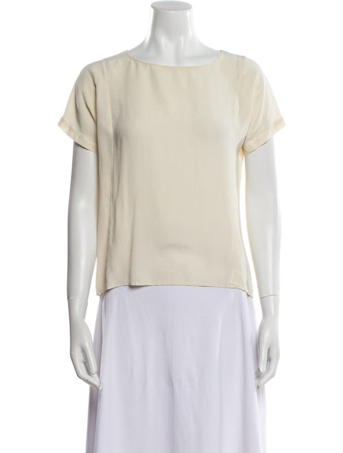 Weekend Max Mara Silk Bateau Neckline Blouse