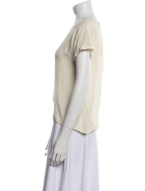 Weekend Max Mara Silk Bateau Neckline Blouse