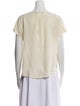 Weekend Max Mara Silk Bateau Neckline Blouse
