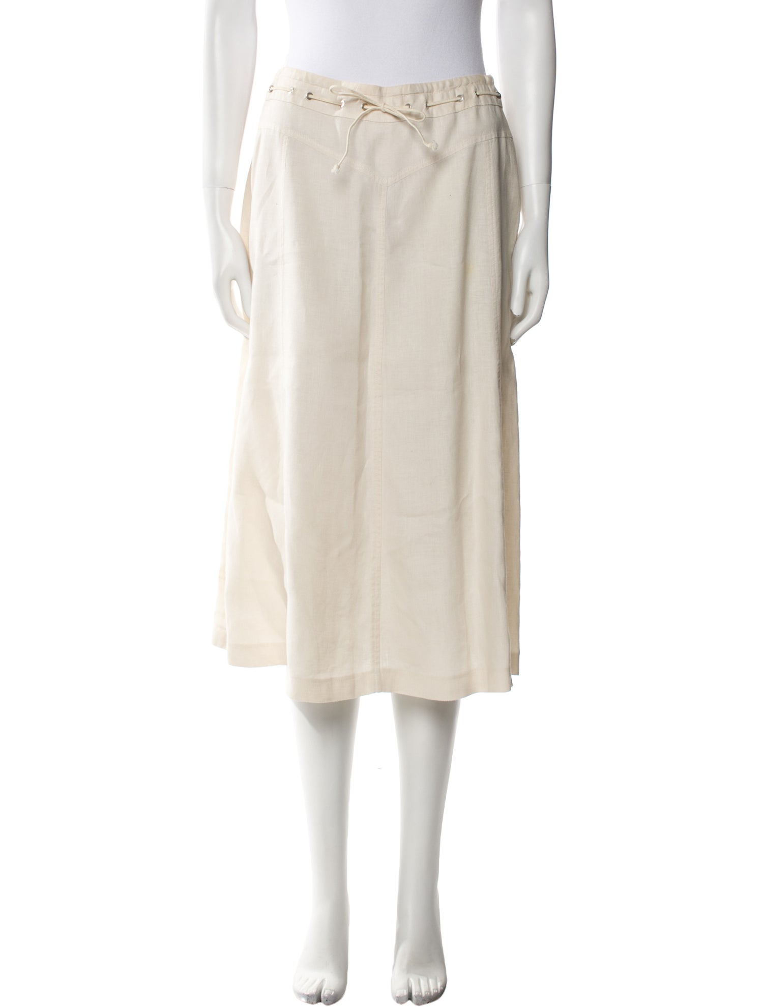 Weekend Max Mara Linen Knee-Length Skirt