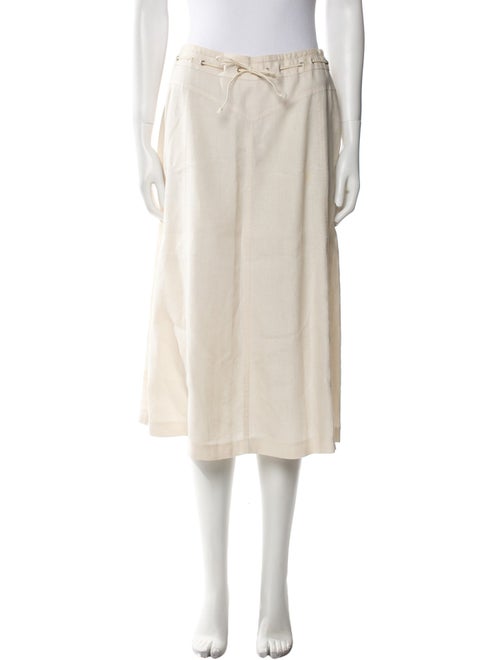 Weekend Max Mara Linen Knee-Length Skirt
