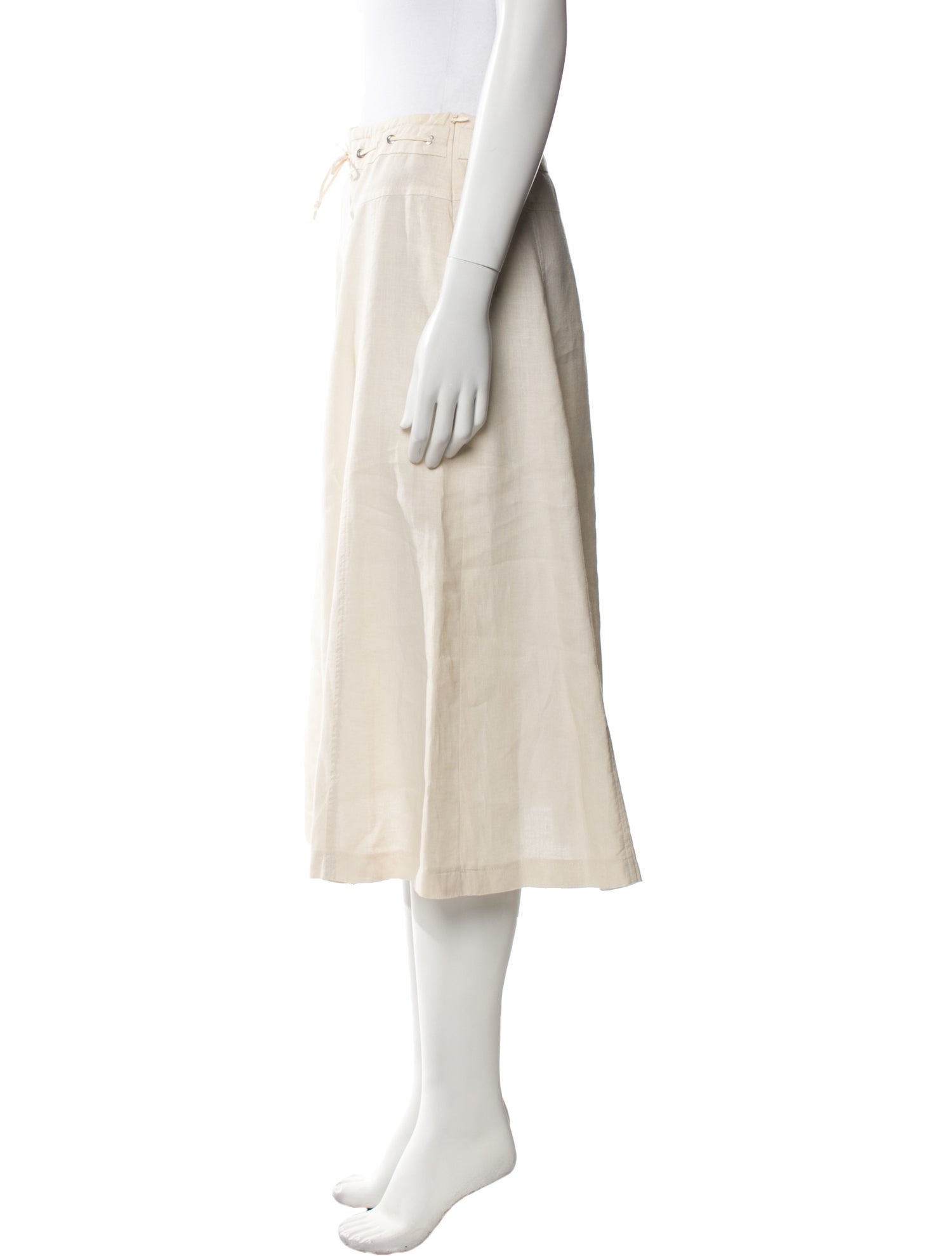 Weekend Max Mara Linen Knee-Length Skirt