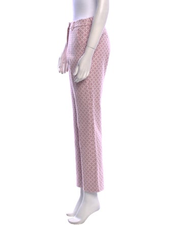 Weekend Max Mara Floral Print Straight Leg Pants