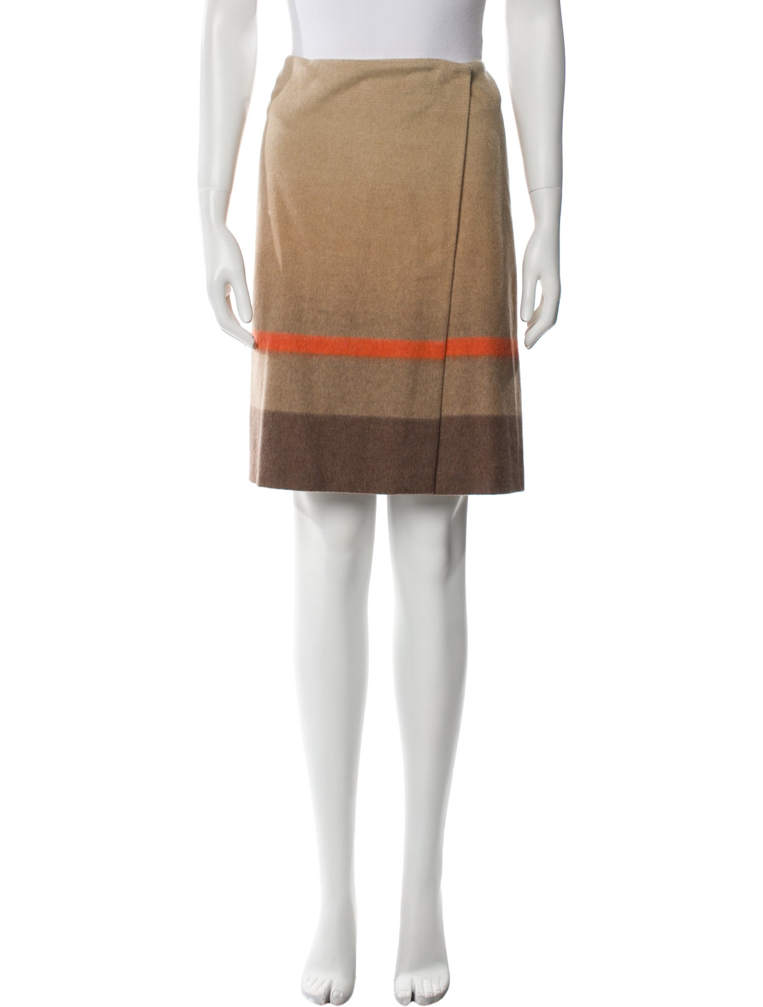 Weekend Max Mara Virgin Wool Knee-Length Skirt