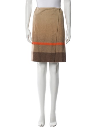 Weekend Max Mara Virgin Wool Knee-Length Skirt