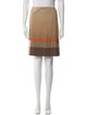 Weekend Max Mara Virgin Wool Knee-Length Skirt