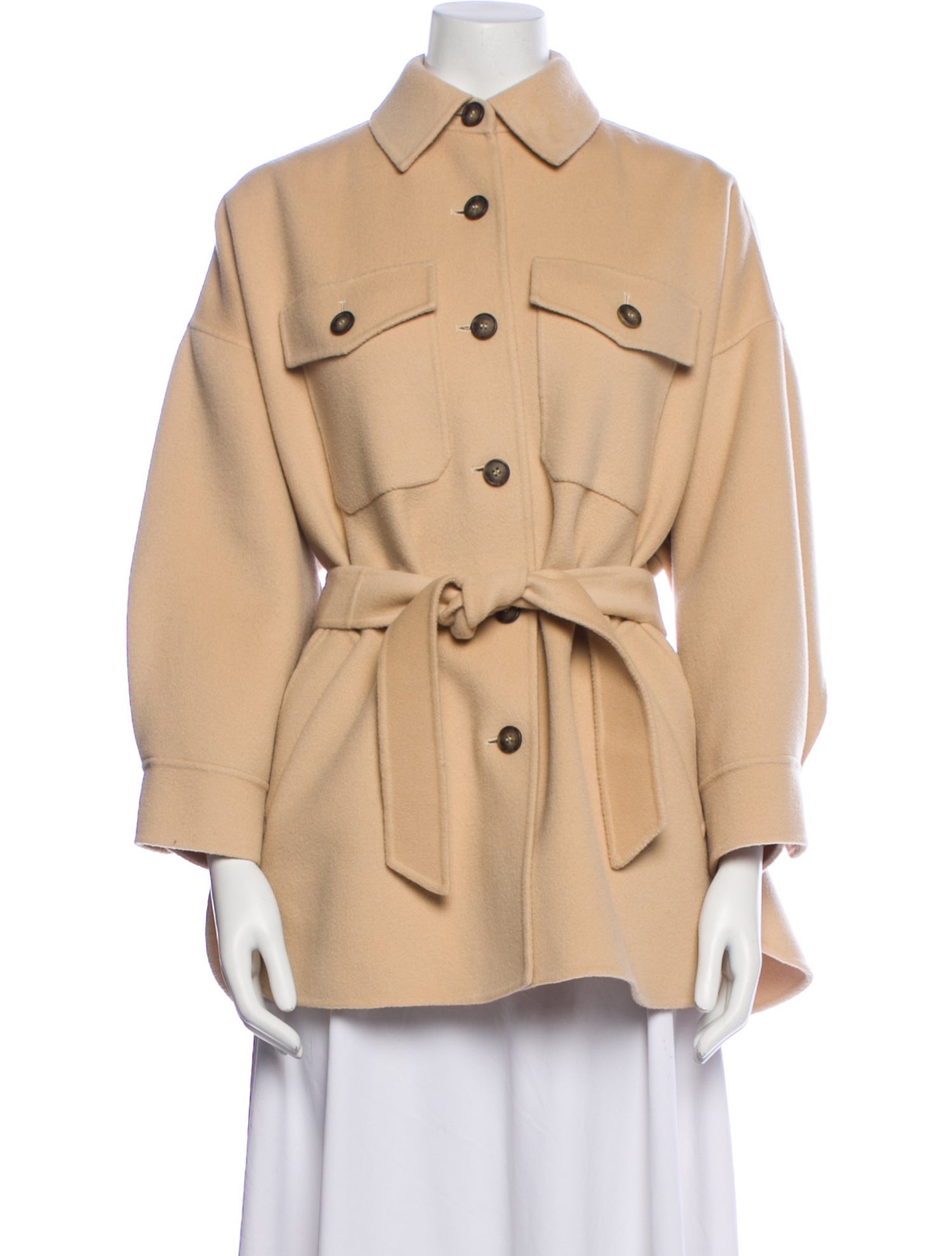 Weekend Max Mara Virgin Wool Utility Jacket