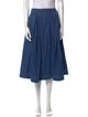 Weekend Max Mara Pleated Accents Knee-Length Skirt