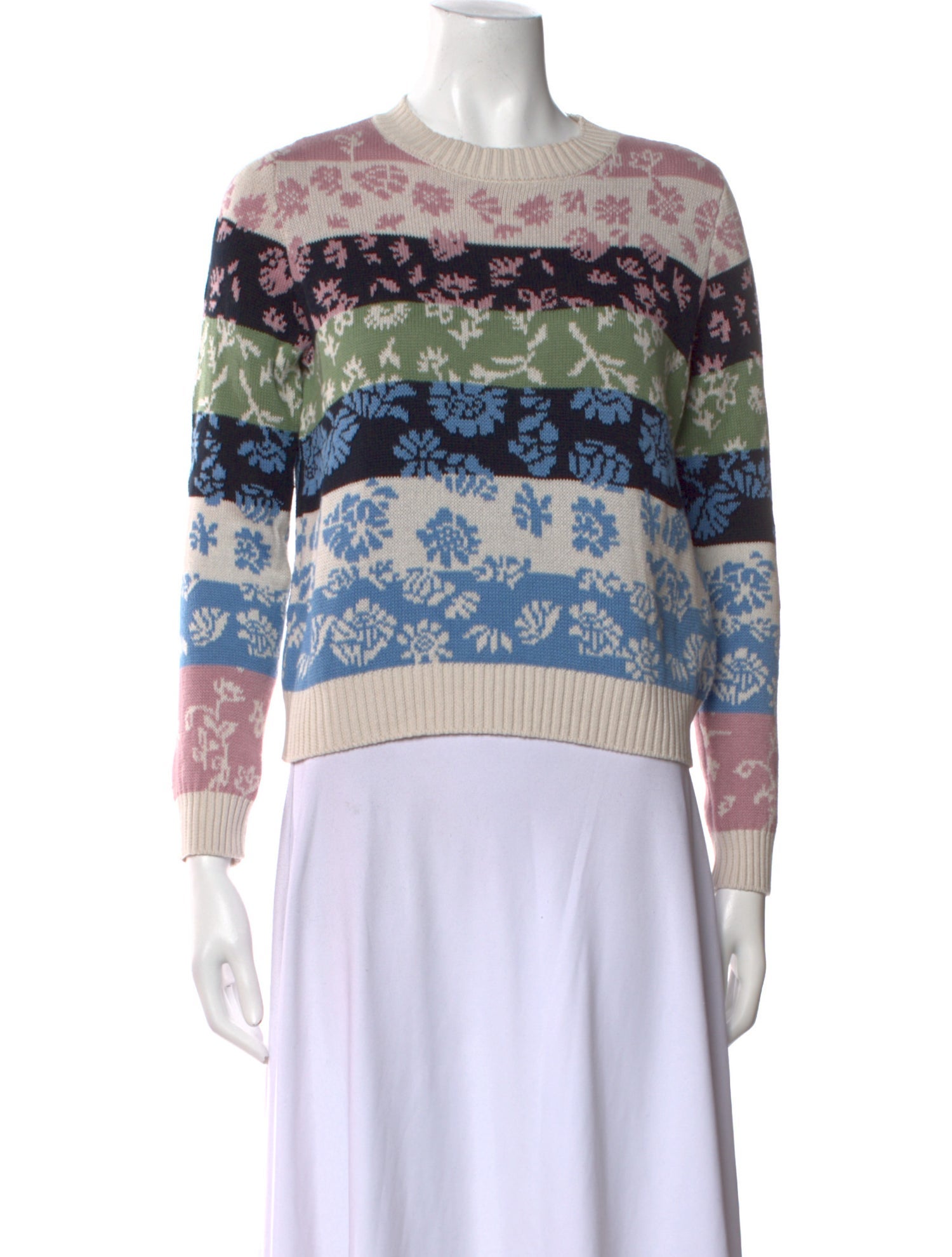 Weekend Max Mara Printed Crew Neck Sweater