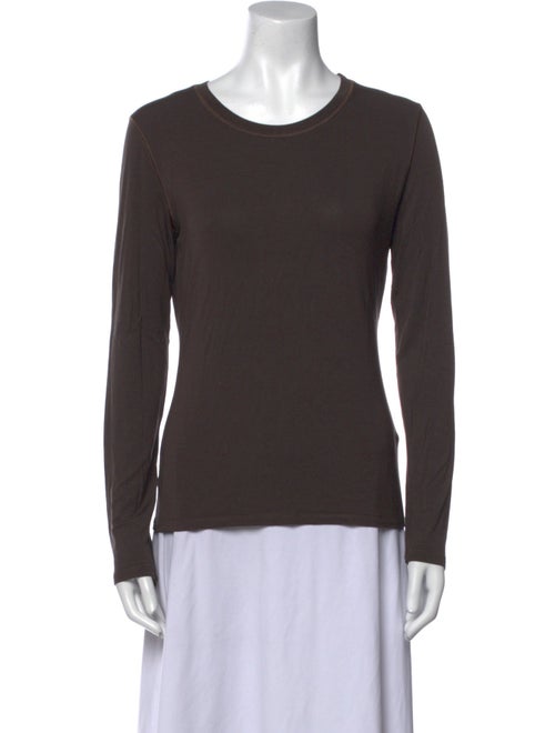 Weekend Max Mara Scoop Neck Long Sleeve Top