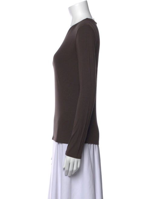 Weekend Max Mara Scoop Neck Long Sleeve Top