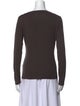 Weekend Max Mara Scoop Neck Long Sleeve Top