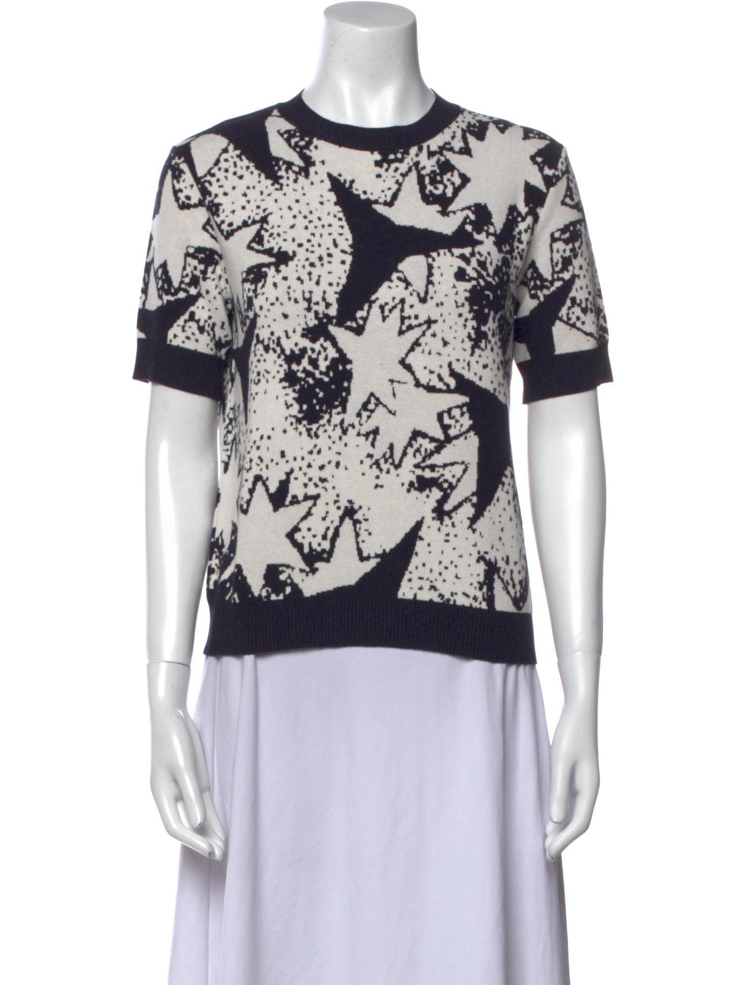 Weekend Max Mara Printed Crew Neck T-Shirt w/ Tags