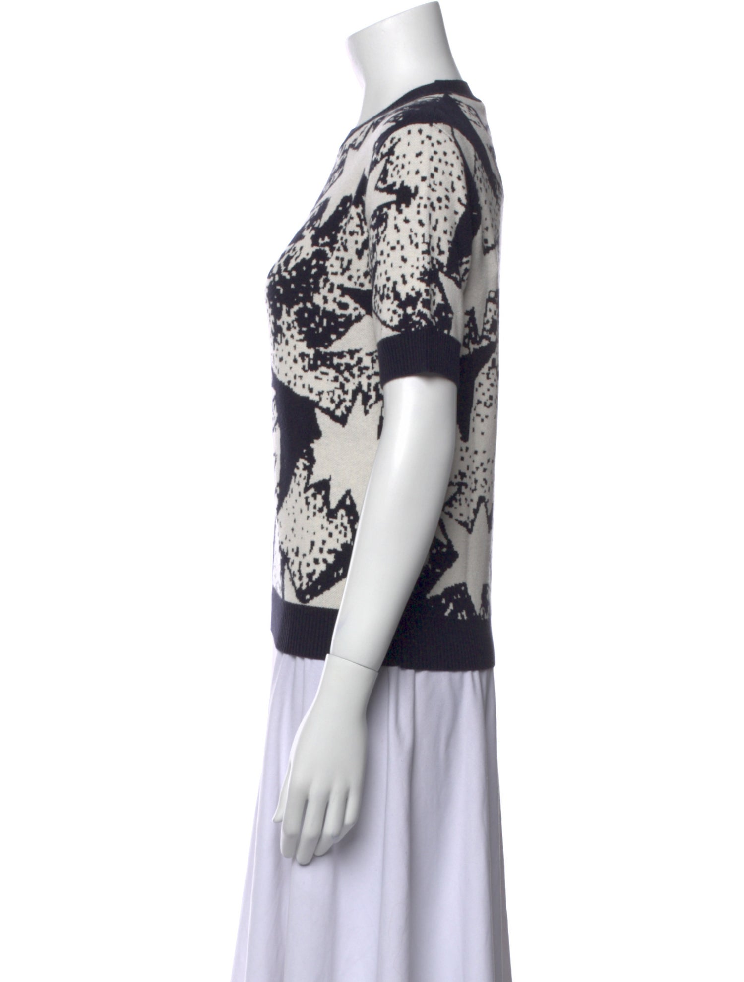 Weekend Max Mara Printed Crew Neck T-Shirt w/ Tags