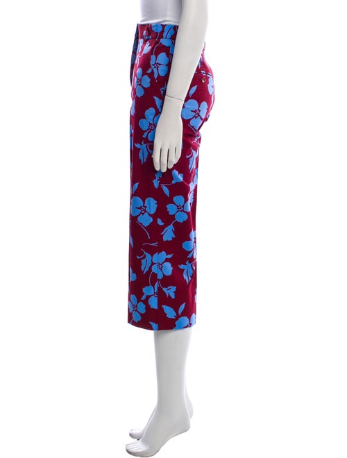 Weekend Max Mara Floral Print Wide Leg Pants