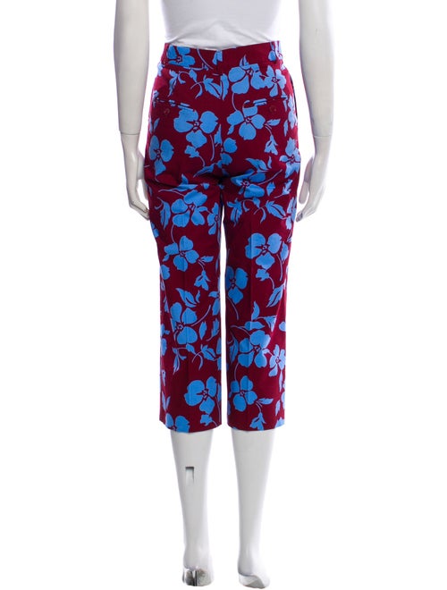 Weekend Max Mara Floral Print Wide Leg Pants