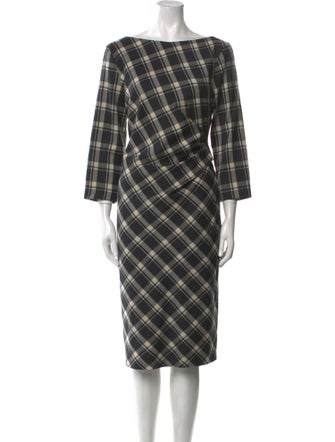 Weekend Max Mara Virgin Wool Midi Length Dress