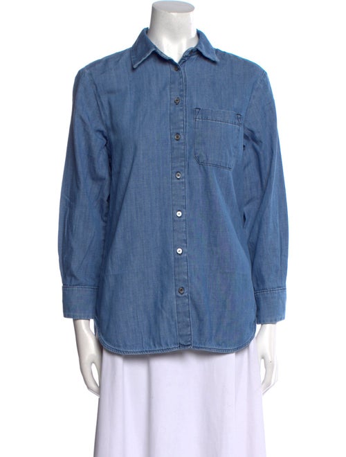 Weekend Max Mara Three-Quarter Sleeve Button-Up Top