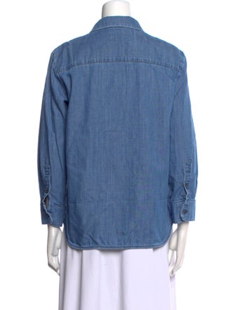 Weekend Max Mara Three-Quarter Sleeve Button-Up Top