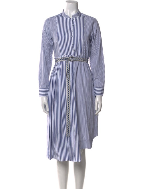 Weekend Max Mara Striped Midi Length Dress