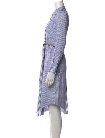 Weekend Max Mara Striped Midi Length Dress
