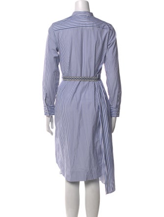 Weekend Max Mara Striped Midi Length Dress