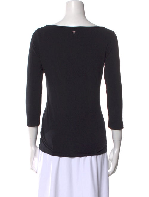 Weekend Max Mara Scoop Neck Three-Quarter Sleeve T-Shirt