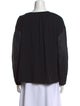 Weekend Max Mara Tie Neck Long Sleeve Blouse