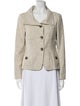 Weekend Max Mara Linen Tweed Pattern Blazer
