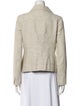 Weekend Max Mara Linen Tweed Pattern Blazer