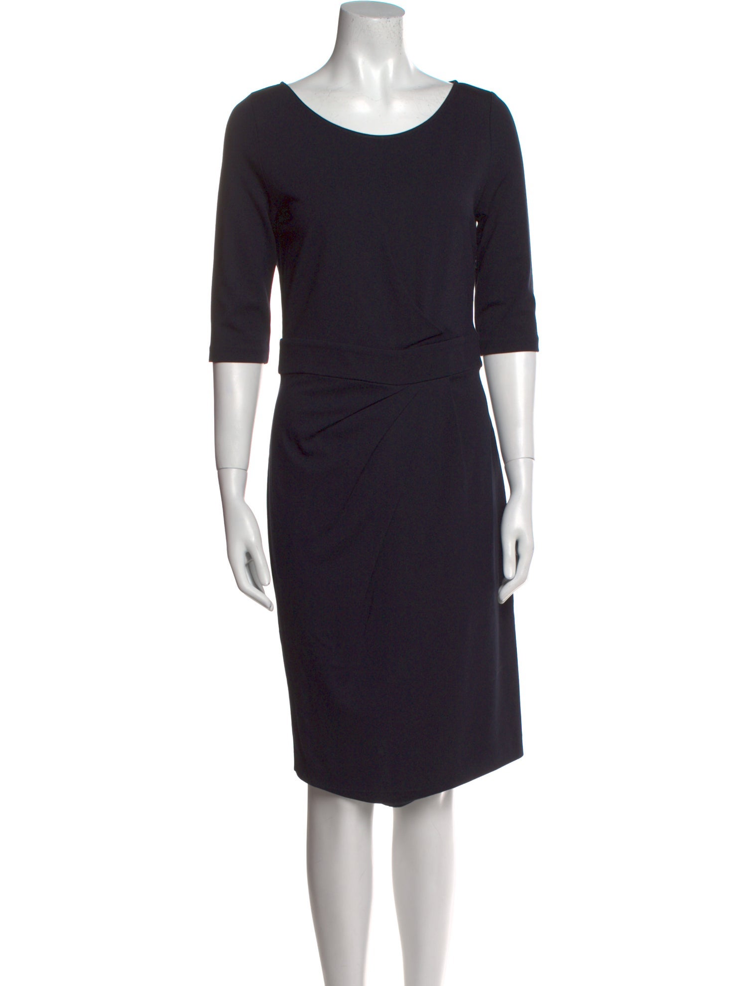 Weekend Max Mara Scoop Neck Knee-Length Dress