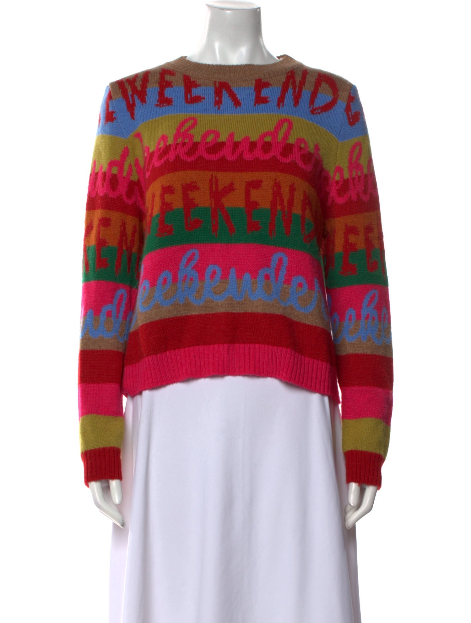 Weekend Max Mara Printed Crew Neck Sweater
