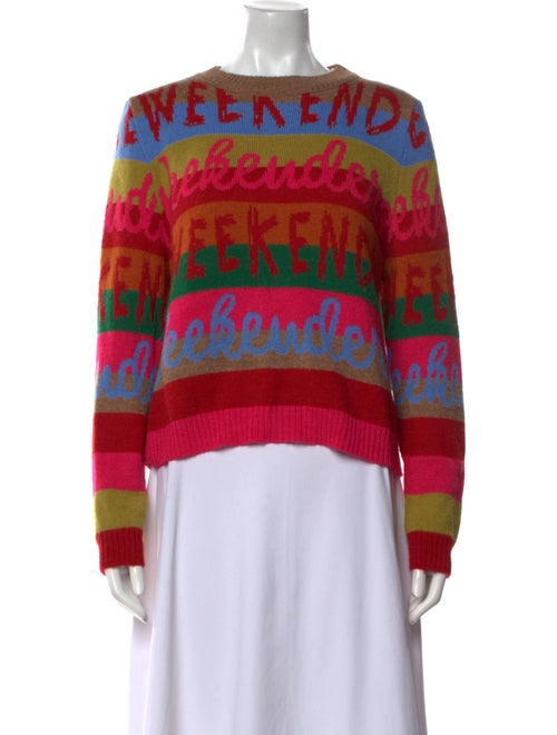 Weekend Max Mara Printed Crew Neck Sweater
