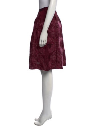 Weekend Max Mara Printed Knee-Length Skirt