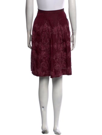 Weekend Max Mara Printed Knee-Length Skirt