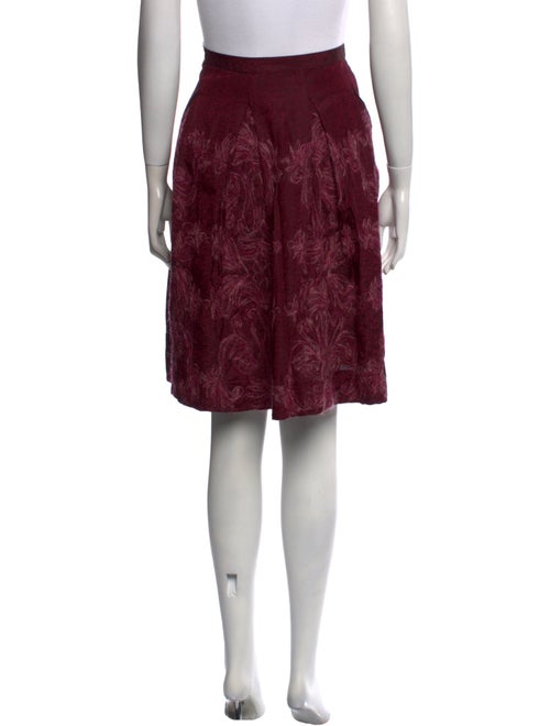 Weekend Max Mara Printed Knee-Length Skirt