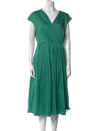 Weekend Max Mara V-Neck Midi Length Dress