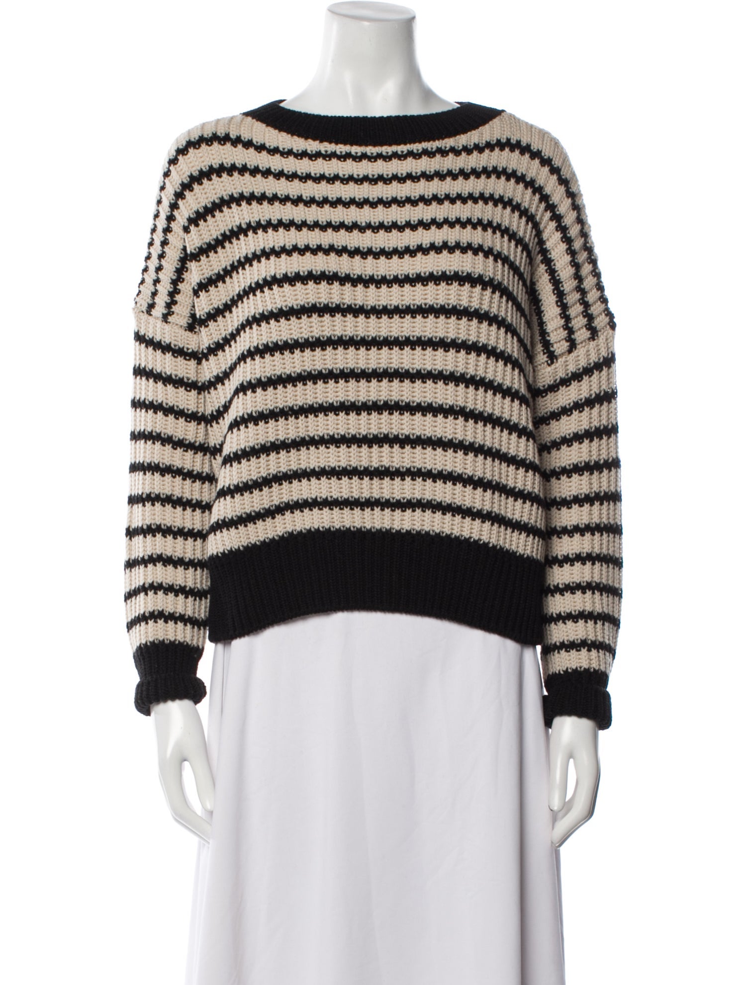 Weekend Max Mara Virgin Wool Striped Sweater w/ Tags