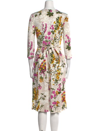 Weekend Max Mara Floral Print Midi Length Dress