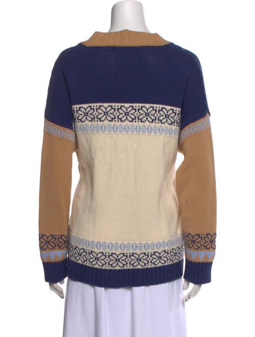 Weekend Max Mara Printed V-Neck Sweater