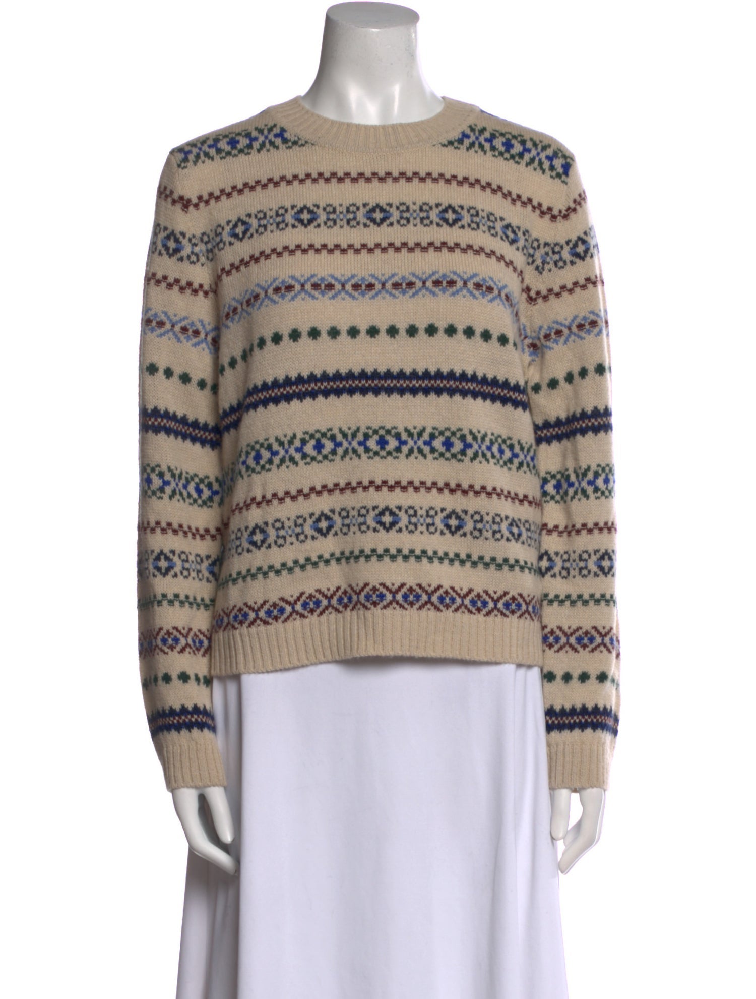 Weekend Max Mara Striped Crew Neck Sweater w/ Tags