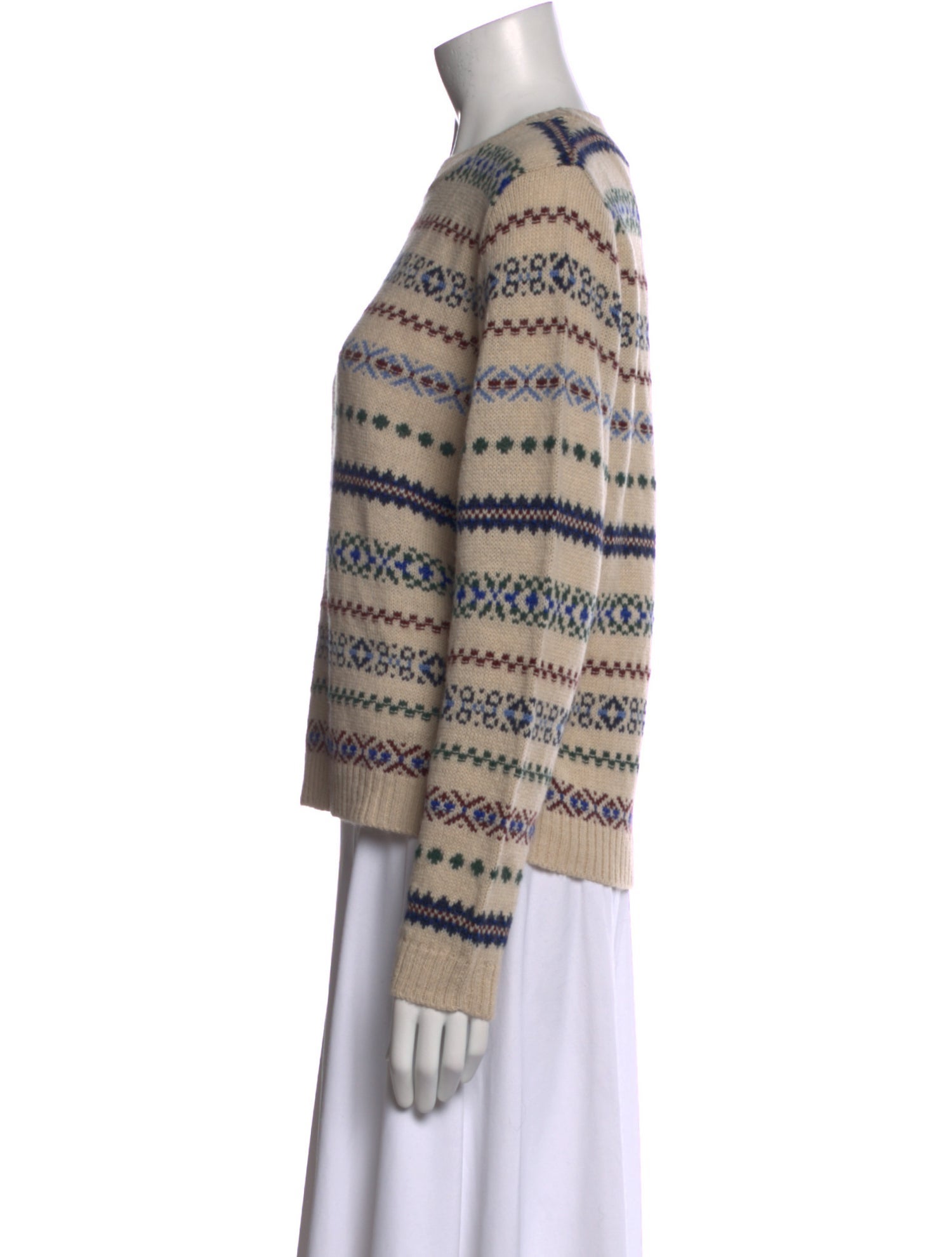 Weekend Max Mara Striped Crew Neck Sweater w/ Tags