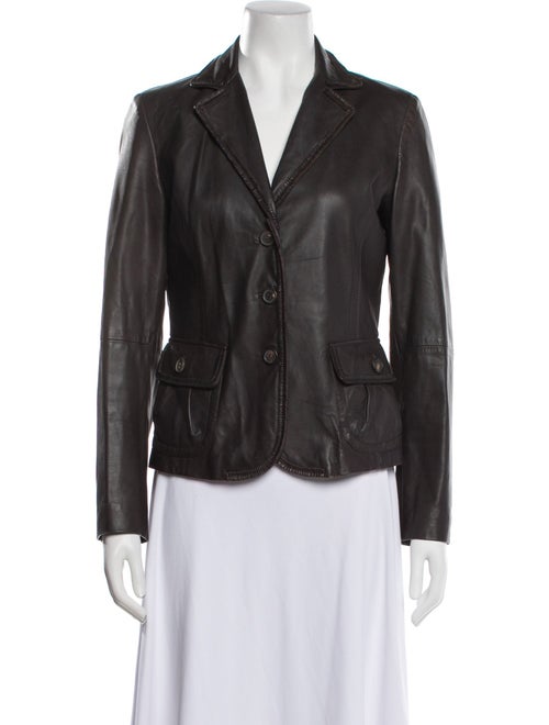 Weekend Max Mara Lamb Leather Blazer