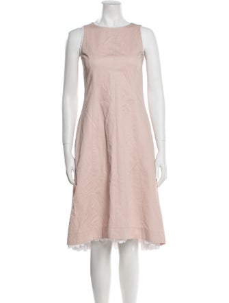 Weekend Max Mara Bateau Neckline Midi Length Dress