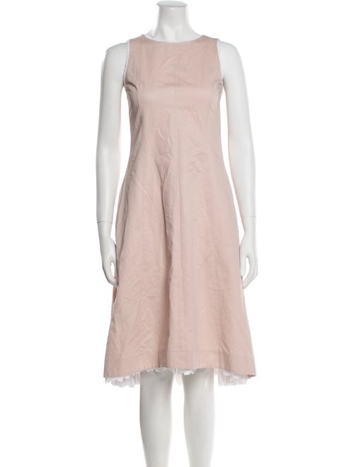 Weekend Max Mara Bateau Neckline Midi Length Dress