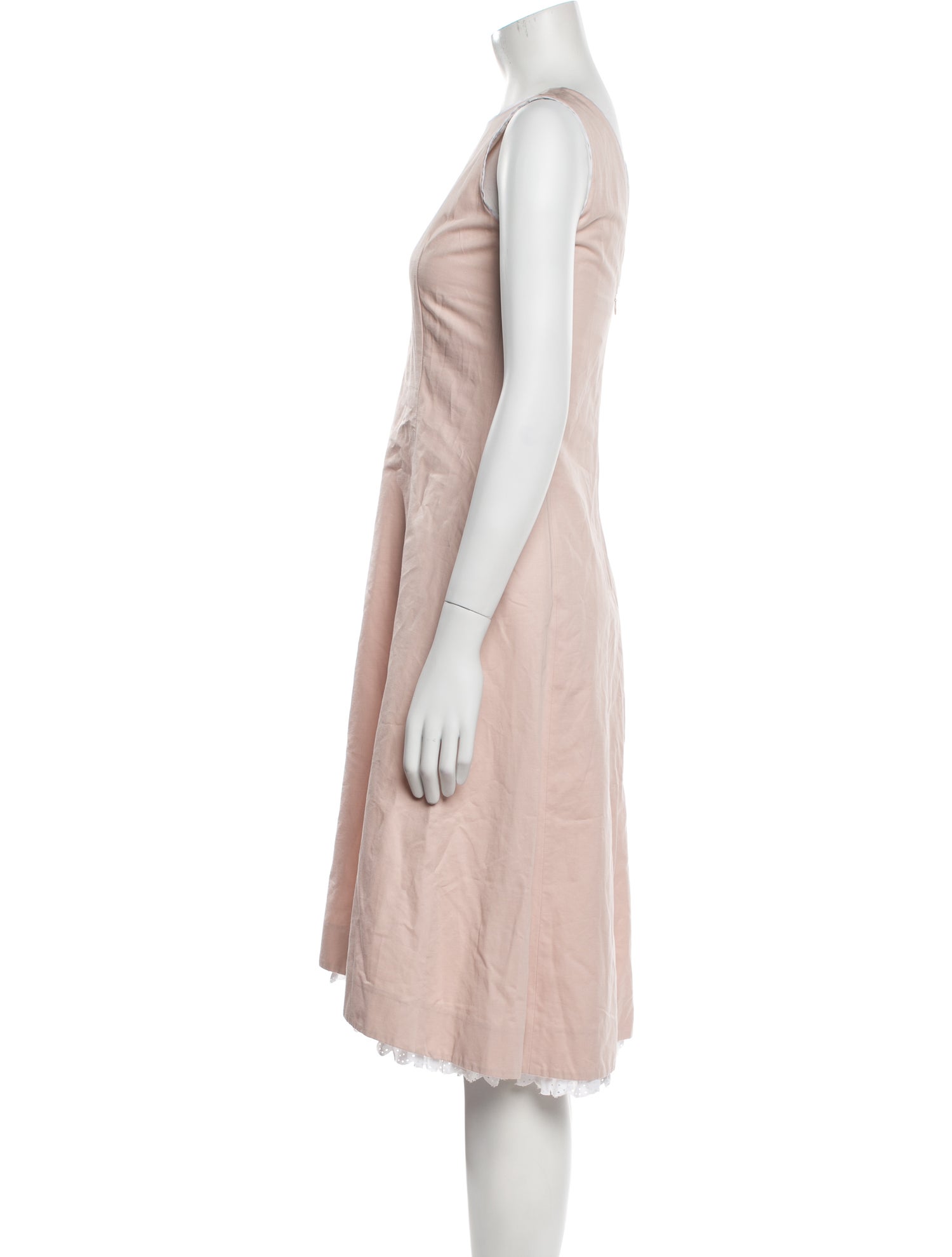 Weekend Max Mara Bateau Neckline Midi Length Dress