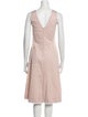 Weekend Max Mara Bateau Neckline Midi Length Dress