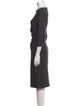Weekend Max Mara Virgin Wool Midi Length Dress