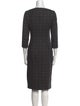 Weekend Max Mara Virgin Wool Midi Length Dress