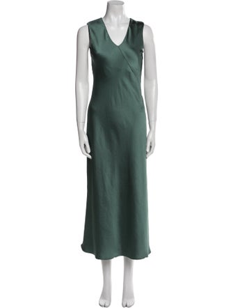 Weekend Max Mara V-Neck Long Dress
